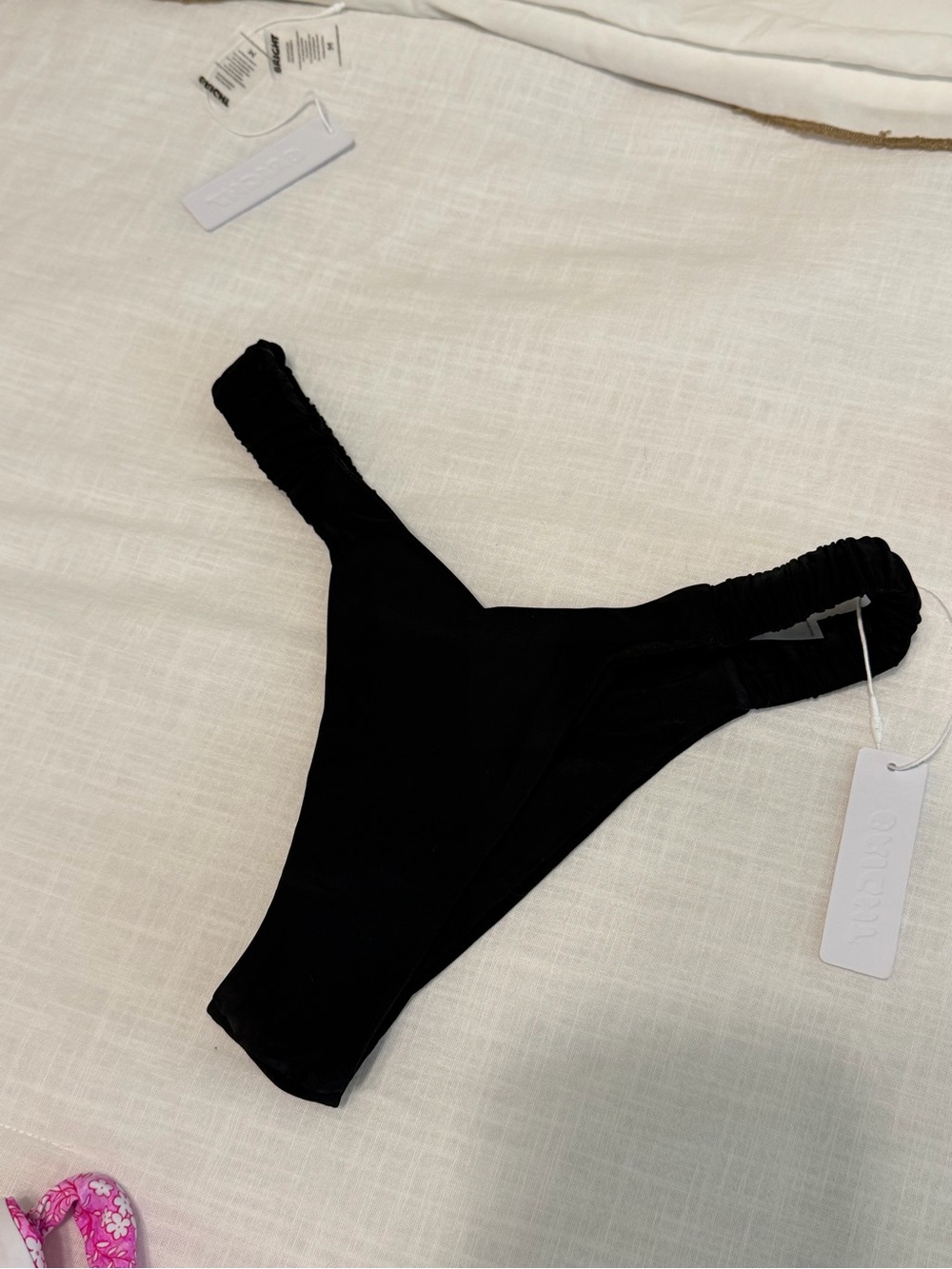 Black High-Leg Bikini Bottom - bright swimwear